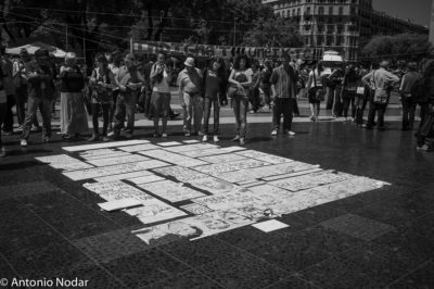 15 M 2011, Plaza Catalunya. Barcelona. Ambient