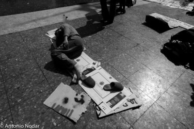 15 M 2011, Plaza Catalunya. Barcelona. Ambient