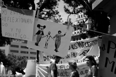 15 M 2011, Plaza Catalunya. Barcelona. Ambient