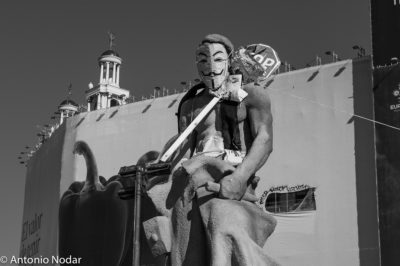 15 M 2011, Plaza Catalunya. Barcelona. Ambient