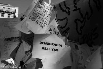 15 M 2011, Plaza Catalunya. Barcelona. Ambient