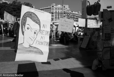 15 M 2011, Plaza Catalunya. Barcelona. Ambient