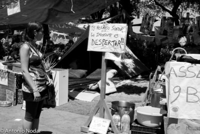 15 M 2011, Plaza Catalunya. Barcelona. Ambient