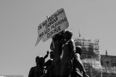 15 M 2011, Plaza Catalunya. Barcelona. Ambient