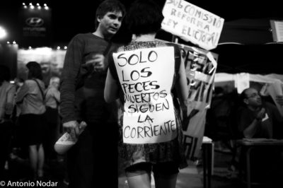 15 M 2011, Plaza Catalunya. Barcelona. Ambient