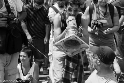 15 M 2011, Plaza Catalunya. Barcelona. Ambient