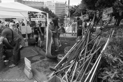 15 M 2011, Plaza Catalunya. Barcelona. Ambient