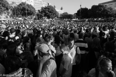 15 M 2011, Plaza Catalunya. Barcelona. Ambient